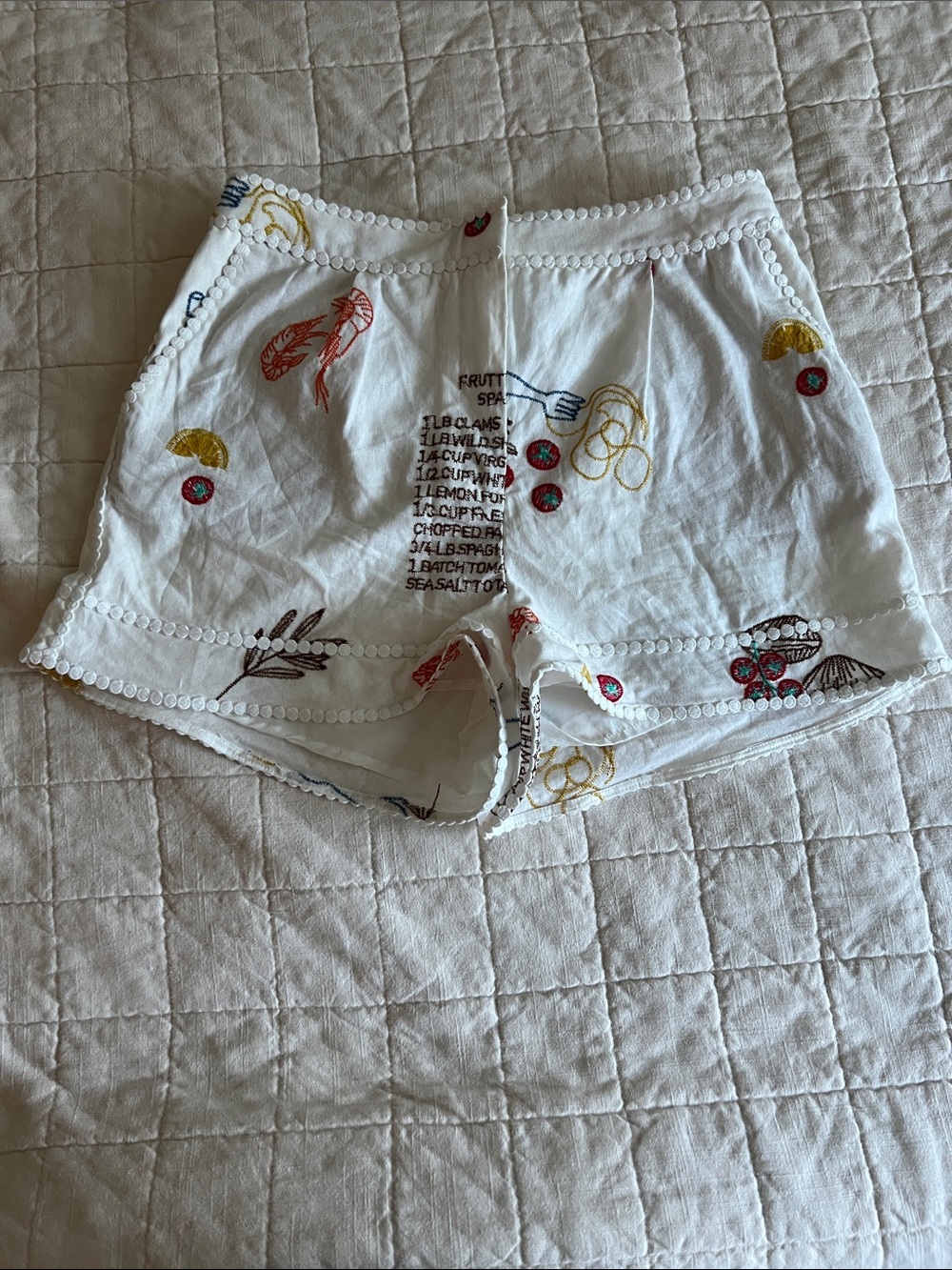 Caroline Constas Embroidered Women’s Shorts